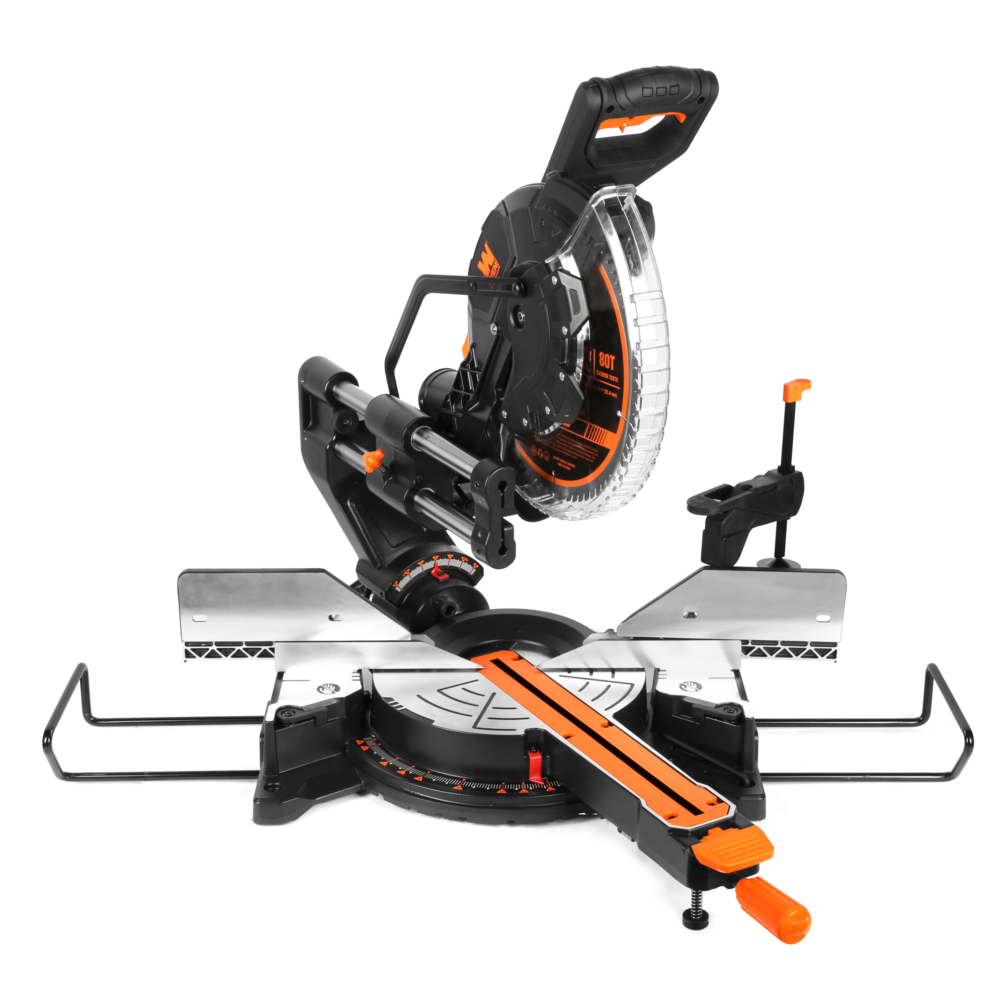 WEN Dual Bevel Sliding Compound Miter Saw - 12in., 15 Amp, 5000 RPM, LED Cutline, Model# MM1215